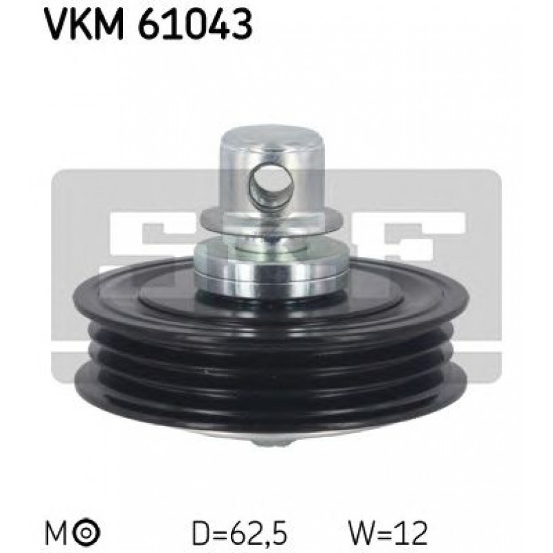 VKM 61043 SKF Натягувач поліклинового ременя